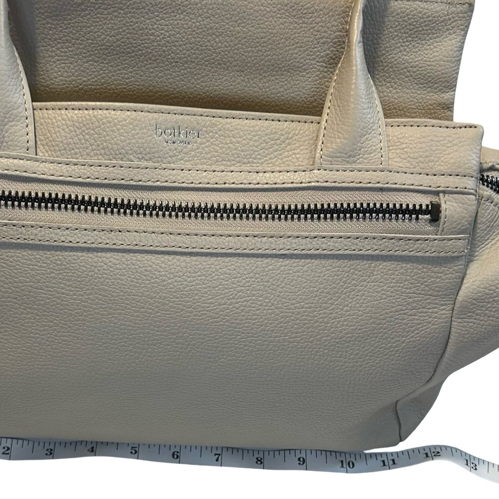 Botkier Elegant Cream Leather Tote Bag - Picture 9 of 14